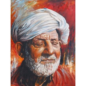 Imran Mushtaq, 24 x 18 inch, Oil On Canvas, Figurative Painting, AC-IMU-001 Imran Mushtaq, 24 x 18 inch, Oil On Canvas, Figurative Painting, AC-IMU-001